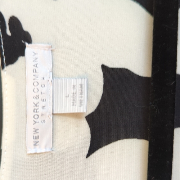 New York and company stretch size large faux wrap dress. - Picture 8 of 12